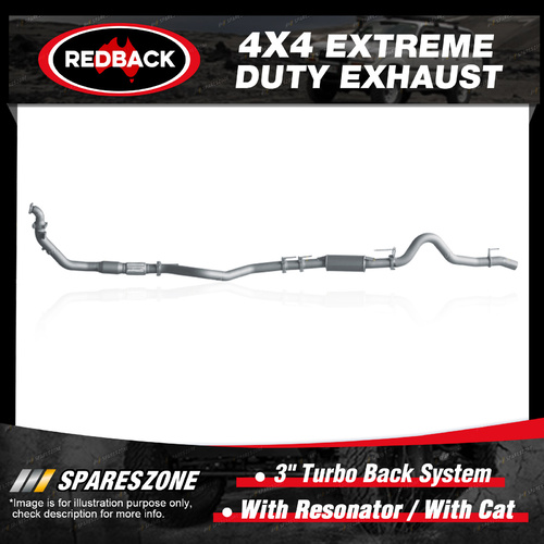 Redback 3" 409 SS Exhaust & Resonator & cat for Isuzu D-MAX TF RC 3.0L 07-12