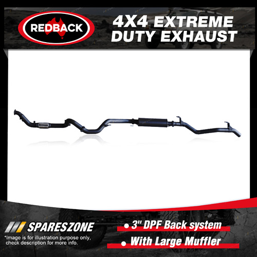 Redback 4x4 Exhaust Large Muffler for Toyota Landcruiser 78 1VD-FTV 09/16-on