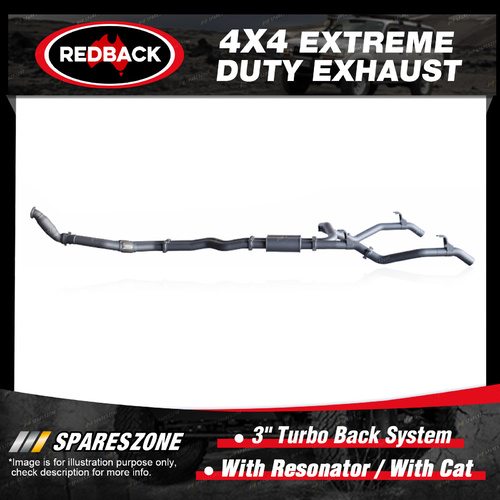 Redback 4x4 Exhaust & Resonator & cat for Toyota Landcruiser 79 1VD-FTV Manual