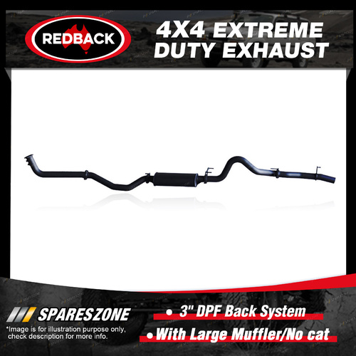 Redback 4x4 409 SS Exhaust Large Muffler No cat for Toyota Prado 150 1GD-FTV