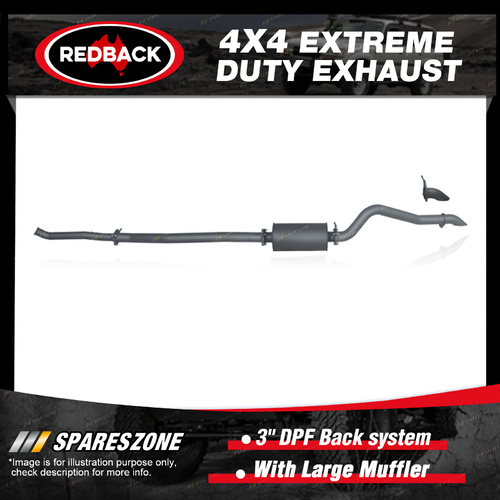 Redback 4x4 Exhaust Large Muffler for Volkswagen Amarok 2H 2.0L 09/10-on