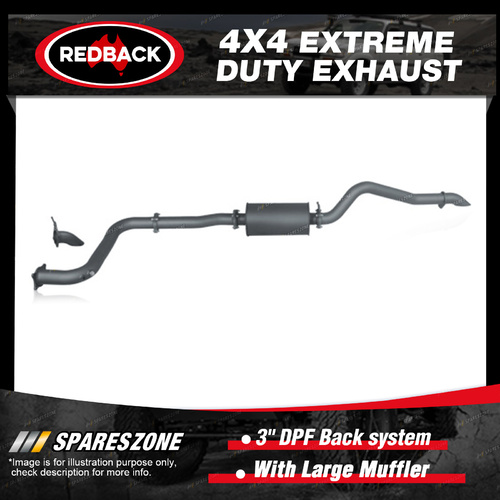 Redback 4x4 Exhaust Large Muffler for Volkswagen Amarok 2H 3.0L 09/16-on