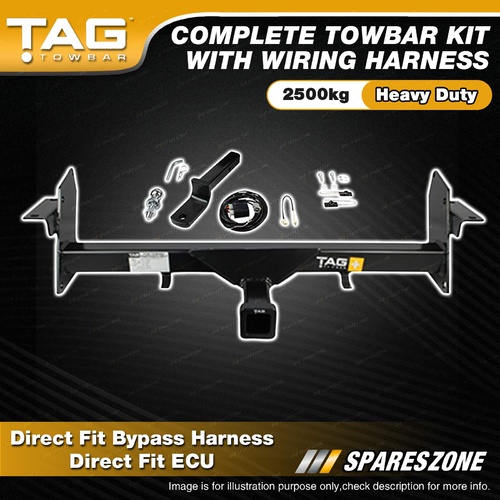 TAG Heavy Duty Towbar Kit for Mitsubishi Pajero NS NT NW 2500kg Powder-Coated