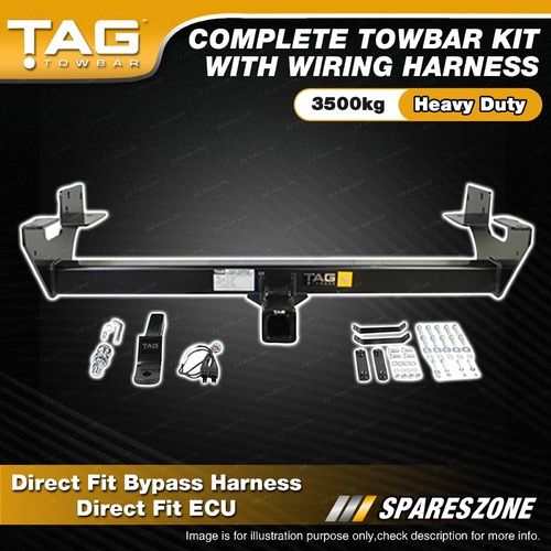 TAG Towbar Kit with Wiring Harness for Isuzu D-MAX 2012-on Direct Fit ECU 3500kg