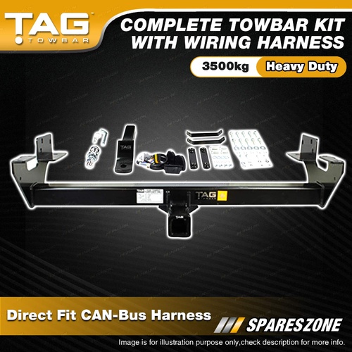 TAG Towbar Kit with Wiring Harness for Isuzu D-MAX 2012-on CAN-Bus Wiring 3500kg