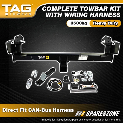 TAG Towbar Kit for Holden Colorado 2012 - Present WITH Bumper/Step 3500kg