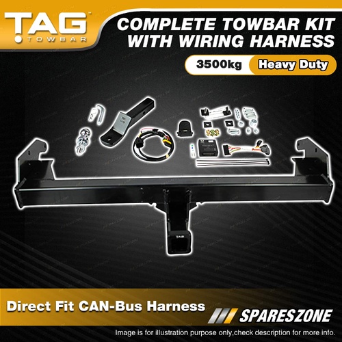 TAG Towbar Kit for Holden Colorado 2012 - ON NO Bumper/Step Capacity 3500kg