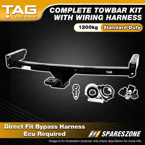 TAG Light Duty Towbar Kit for Mitsubishi Triton ML MN Cab Chassis Ute 1200kg