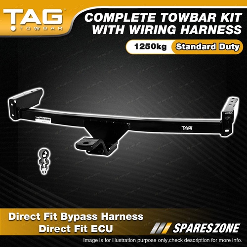 TAG Light Duty Towbar Kit for Holden Commodore VE Ute 10/07-4/13 Capacity 1250kg