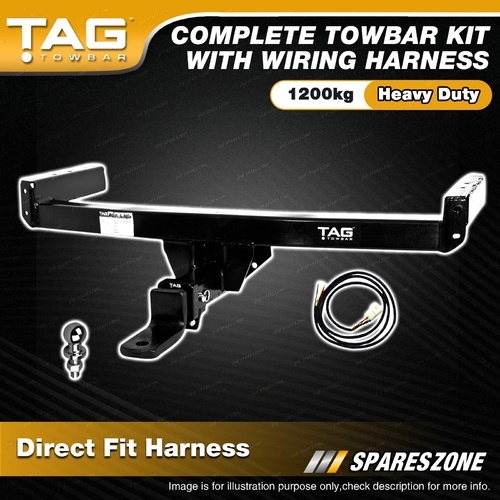 TAG Heavy Duty Towbar Kit for Subaru Impreza G3 GR Sedan 08-16 Capacity 1200kg