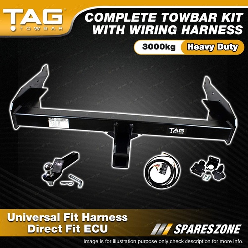 TAG Heavy Duty Towbar Kit for Mitsubishi Triton MN Cab Chassis Ute 09-15 3000kg