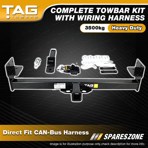 TAG Heavy Duty Towbar Kit for Isuzu D-MAX 06/2012-on Fit CAN-Bus Harness 3500kg