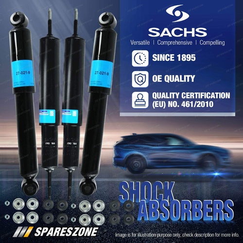 Front + Rear Sachs Shock Absorbers for Ford Maverick LWB SWB 4WD Wagon 88-93