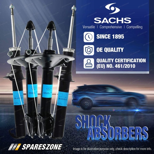 F + R Sachs Shocks for Honda Civic EK1 EK2 EK3 EK4 EJ6 EJ8 EJ9 Sedan Hatchback