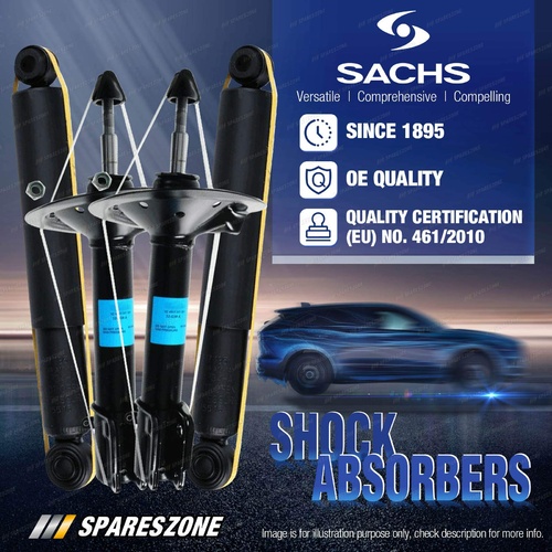 Front + Rear Sachs Shock Absorbers for Mazda BT-50 4WD Ute 10/11-06/18