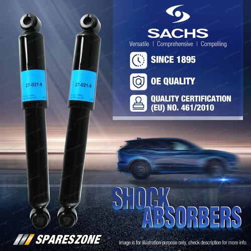 Rear Sachs Shock Absorbers for Volvo 240 260 Series Sedan Estate 01/79-10/93