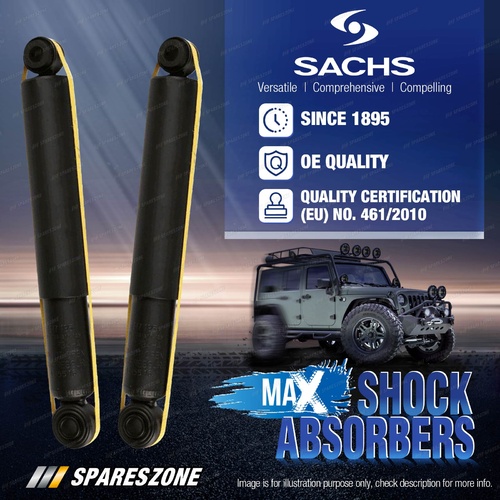 Rear Sachs Max Shock Absorbers for Mazda BT-50 2.5L 3.0L Ute 11/09-06/18