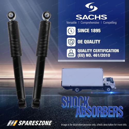 2 x Rear Sachs Truck Shock Absorbers for Bedford N Series NFM 1978