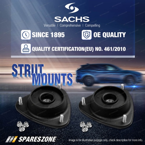 2 Pcs Front Sachs Top Strut Mount for Fiat Punto 176 Hatch Convertible Van 94-08