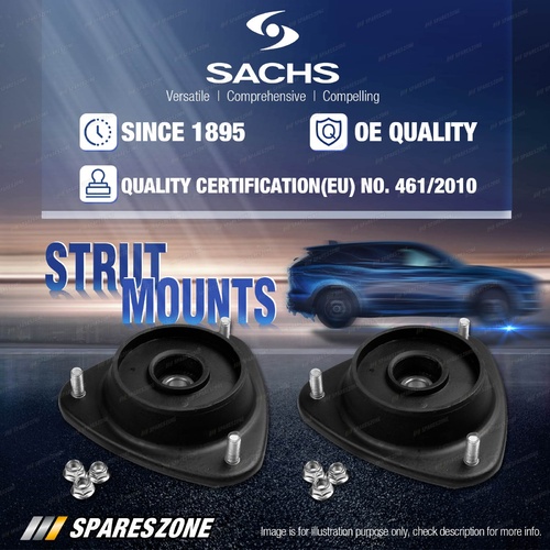 2x Rear Sachs Strut Mount for Mercedes Benz C117 X156 with Sports Suspensions