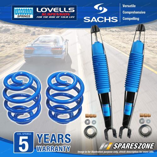 Rear Sachs Shock Absorbers Lovells Sport Low Springs for Honda Accord CB7 Sedan