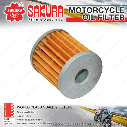 Sakura Motorcycle Oil Filter for Kawasaki KX250F 249cc KX450F 449cc 2004-ON