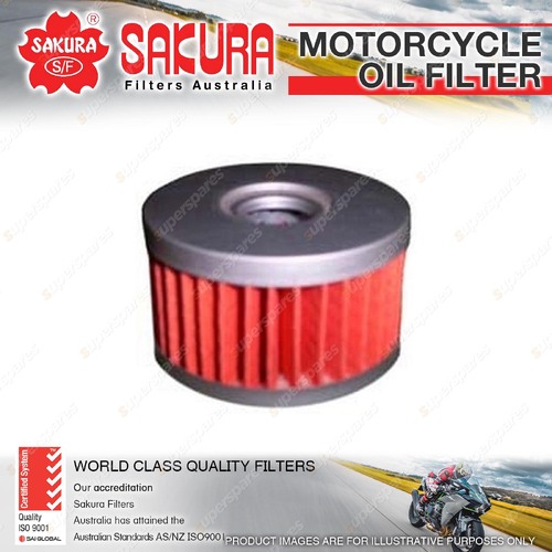 Sakura Motorcycle Oil Filter for Suzuki DR600R DR650R DR650S DR750S LS400