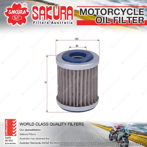 1 x Sakura Motorcycle Oil Filter for Yamaha YZ400F 399cc 1998-2000