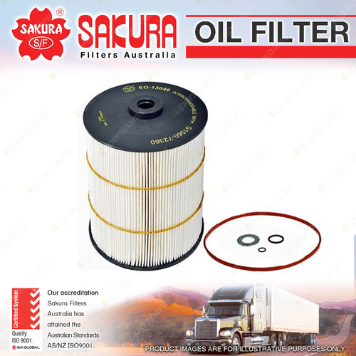 Sakura Oil Filter for Kobelco Excavator SK210LC-8 Excavator SK330-8 SK350LC-8