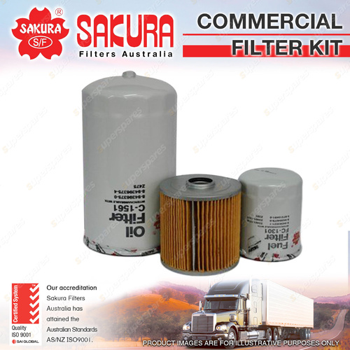 Sakura Commercial Filter Kit for Isuzu FRR33 FSS33 FRR33 FTS33 6HH1