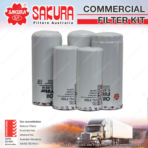 Sakura Commercial Filter Kit for Volvo FH FM12 Version 1 Premium Quality