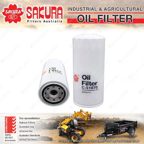 Sakura Spin-On Oil Filter for Caterpillar 815K 7.2L 930K CP74 CP76 CS56 CS76 6.6