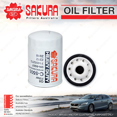 Sakura Spin-On Oil Filter for Isuzu FVD FVL FVM FVR FVY FVZ 9.8L 6SD1TC 96-09