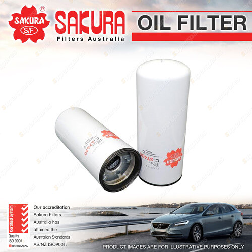 Sakura Spin-On Oil Filter for Sterling LT9500 10.8L CUM ISM I6 12V Truck 99-On