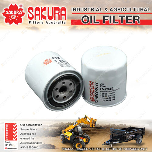 Sakura Spin-On Oil Filter for Kubota KX M ME MX SSV SVL U R540 SQ3350 Series