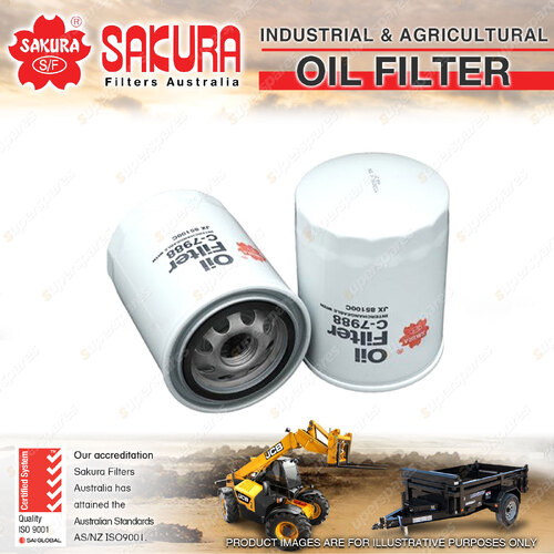 Sakura Spin-On Oil Filter for Foton FT404 2.9L SL3105BT I3 6V Tractor 1900-On