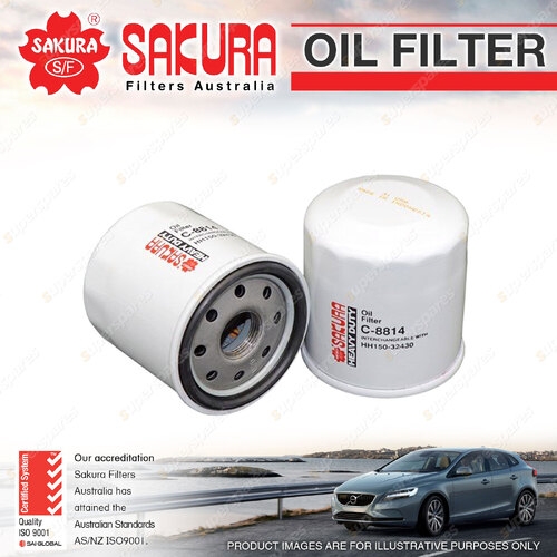 Sakura Spin-On Oil Filter for Nanni N2.10 10HP N2.14 14HP N3.21 21HP 0.5L 0.7L