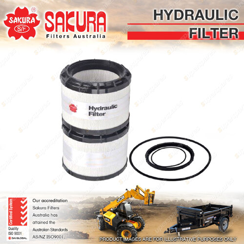 Sakura Hydraulic Oil Filter Set for Kobelco SK200-8 SK210LC-10 5.1L JO5ETA 06-15