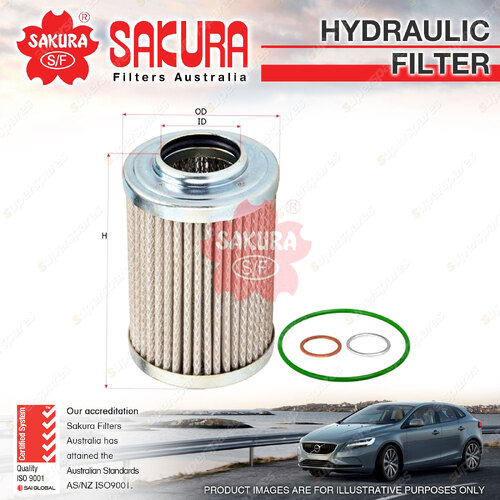 Sakura Hydraulic Oil Filter for Iveco Eurorider Stralis 8.0L 12.9L I6 24V 05-21