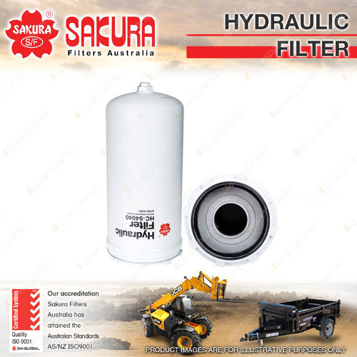 Sakura Hydraulic Oil Filter for Kubota KX080-3 KX080-3S 3.8L 3.3L I4 8V 07-23