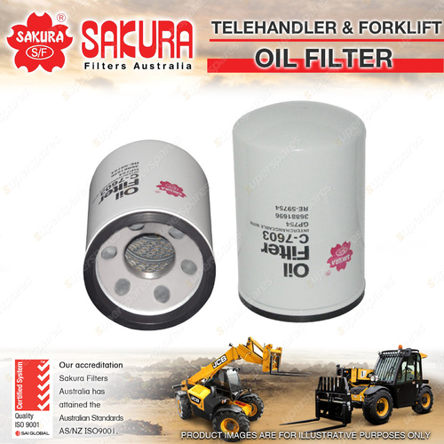 Sakura Forklift Oil Filter for John Deere 485E 486E 488E Premium Quality