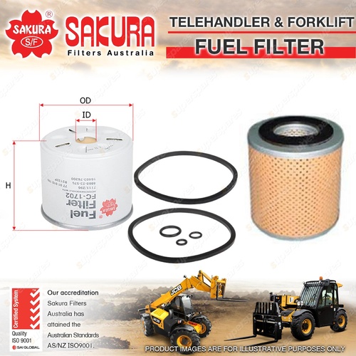 Sakura Telescopic Handler Fuel Filter for J.C.Bamford 5C PERKINS 6.354