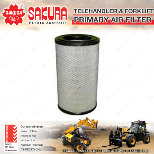 Sakura Telescopic Handler Primary Air Filter for Caterpillar TH62 TH63 TH83 7BJ1