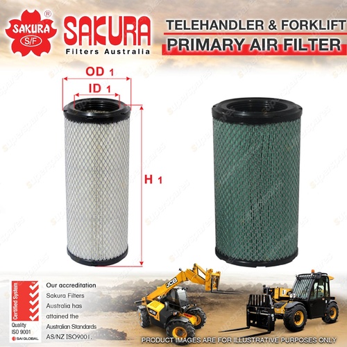 Sakura Telescopic Handler Primary Air Filter for J.C.Bamford 520-40 404C 404D