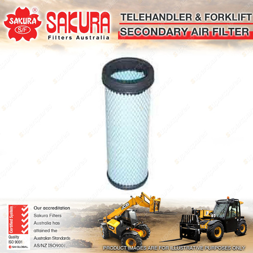 Sakura Forklift Secondary Air Filter for J.C.Bamford 926 930 940 TBA-On