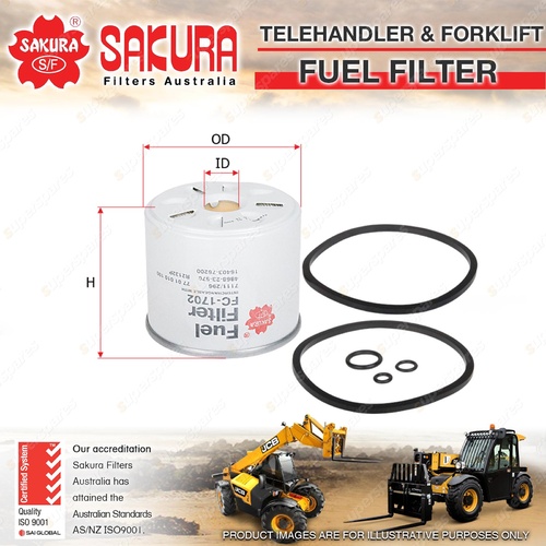 Sakura Telescopic Handler Fuel Filter for J.C.Bamford 505 506B 510 520 525