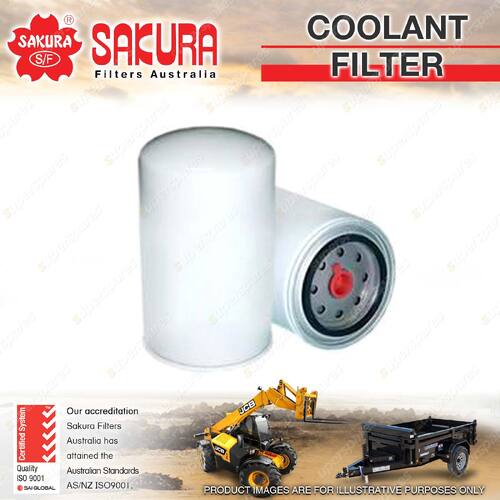 Sakura Coolant Filter for AGCO Agcostart 8360 14.0L CUM I6 12V Tractor 95-01