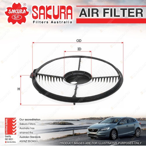 Sakura Air Filter for Toyota Corolla AE90 1.4L AE92 1.6L Petrol 4Cyl DOHC 16V