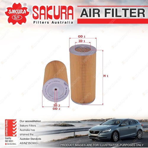 Sakura Air Filter for Toyota Hiace KDH200 220 222R 2.5L TD Refer A1314