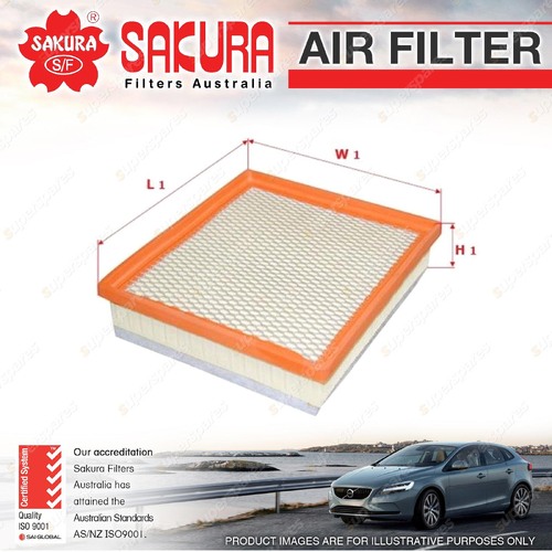 Sakura Air Filter for Saab 9-5 2.0L TiD Turbo Diesel 4Cyl A20DTH CRD DOHC 16V